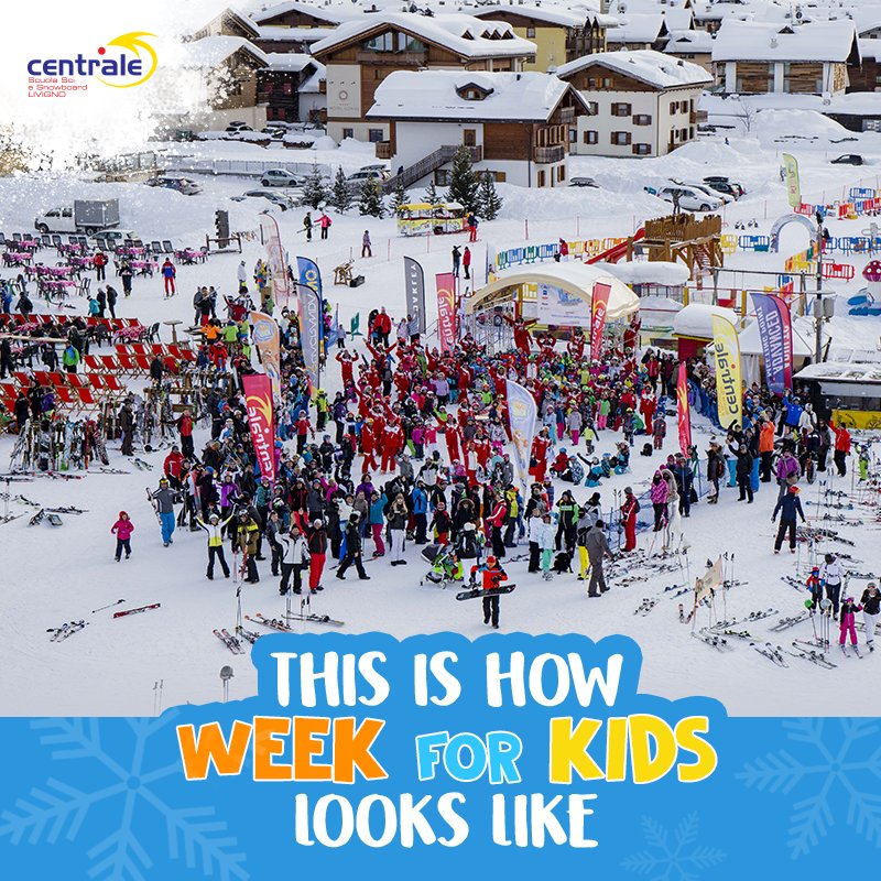 scuolacentrale's tweet photo. 🌟#Week4Kids group shot 🌟
It is exactly how it looks like: the week dedicated to #kids is very special. And you, are you living it to the fullest?
#CentraleLivigno #Livigno #ski #fun #snow https://t.co/VK2j77WsNw