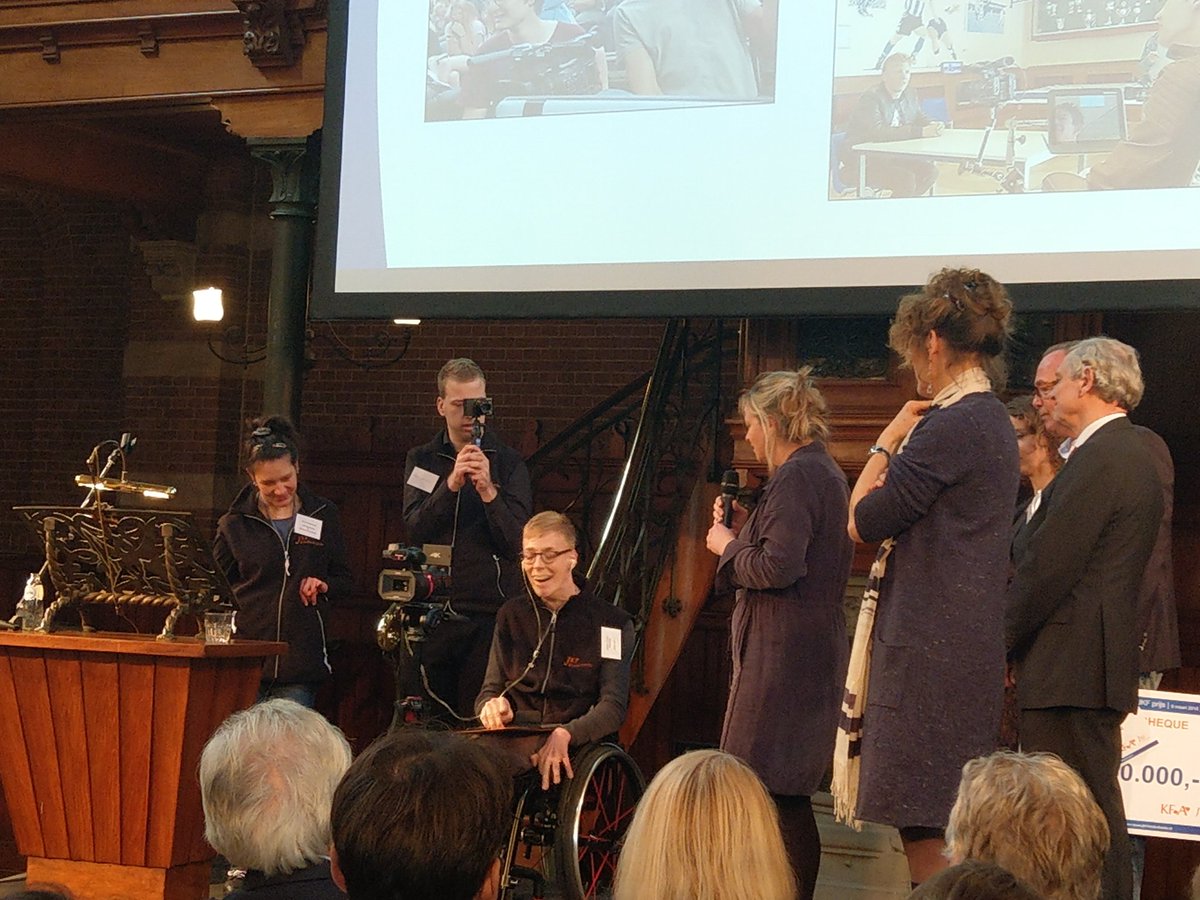 JKF_Kinderfonds's tweet photo. Winnaar KFA/JKF prijs 2018 van €50.000 Stichting Com in Beeld https://t.co/msWUauHdvZ
