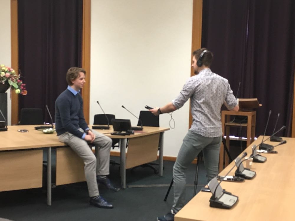 Vandaag opnames voor documentaire.