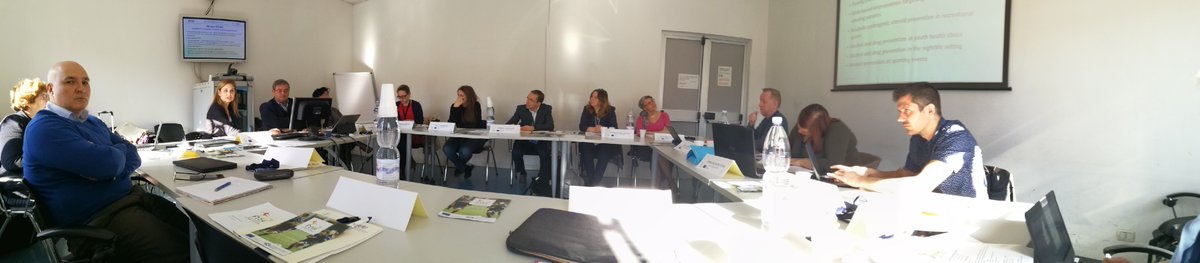 fyfaproject's tweet photo. FYFA project partners are discussing the project's progress and planning future activities. #FYFAlcoholYouth https://t.co/L8hNvzdzDo