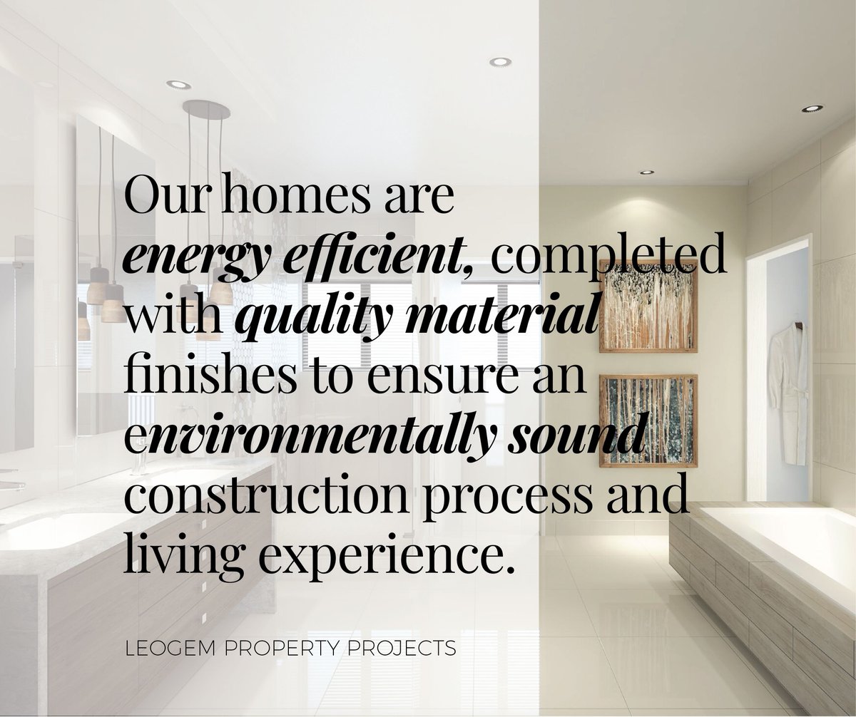 LeogemProperty's tweet image. We design and build our homes with the understanding that they are meant to provide a welcoming sustainable environment for many years. #leogem