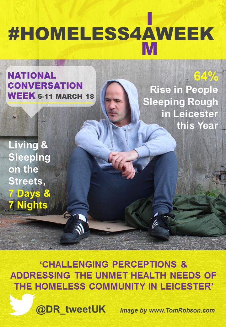 DR_tweetUK's tweet photo. #hepCmidlandseast Watch this short #video by #JonAshworth, Shadow Secretary of State for Health &amp; #Labour #MP for #Leicester South #HOMELESS4AWEEK Will challenge perceptions &amp; address the unmet health needs of the homeless community in #Leicester.
https://t.co/8zYozkyIeR # https://t.co/DCLr9911h3