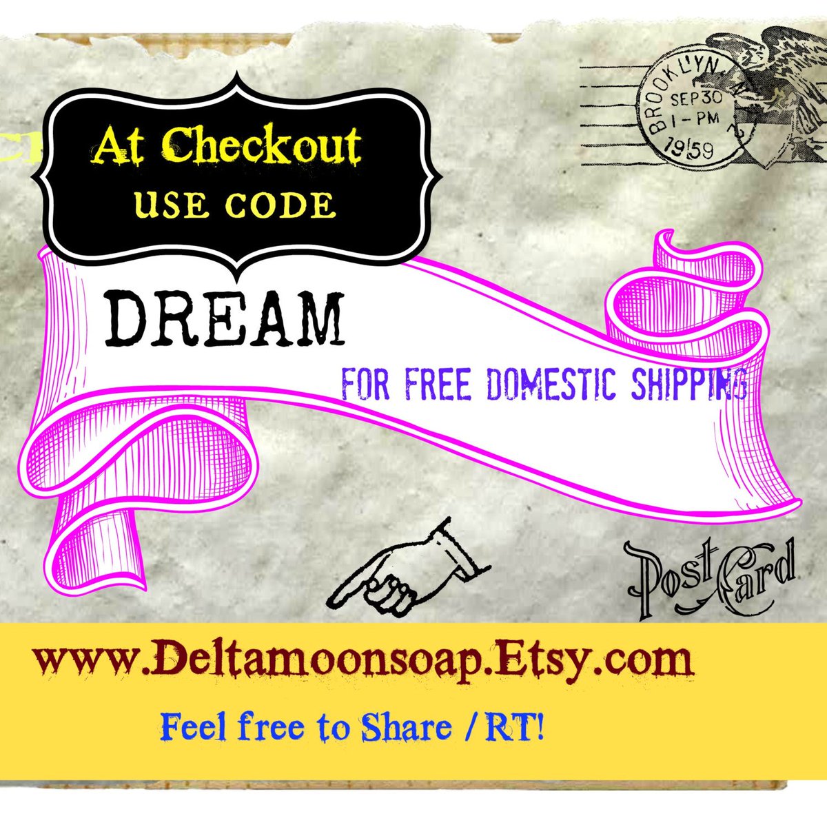 deltamoonsoap's tweet image. Coupon Code for complimentary domestic shipping, Goat Milk Soap, Sensitive Skin, Olive O seethis.co/JQ64ZQ/
#couponcode
#freeshippingcode