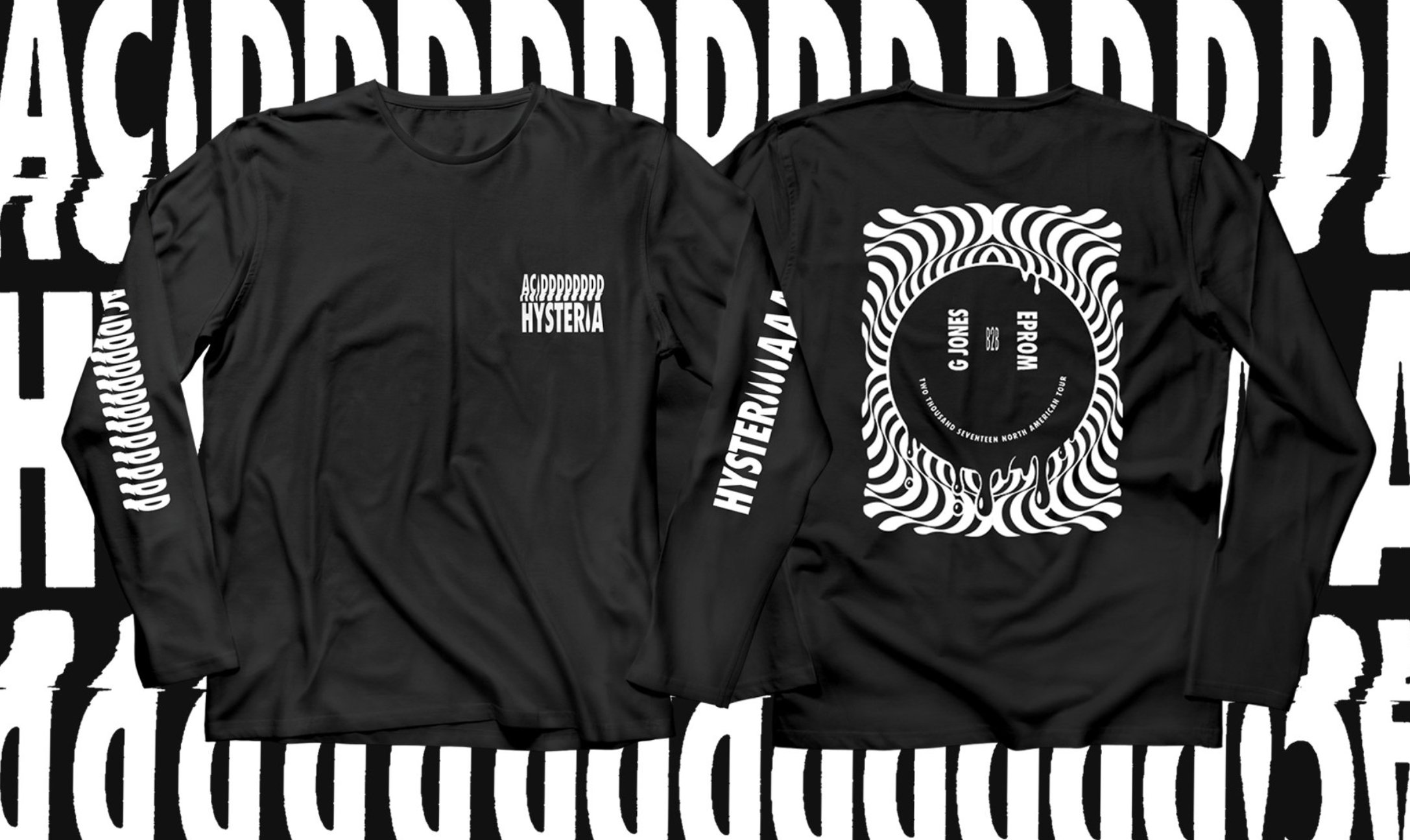 G Jones New T Shirts Crewneck Sweaters Restock Of The Acid Hysteria Shirts Tomorrow Morning At 11am T Co Vlovknswpd T Co 27qg6q99si Twitter