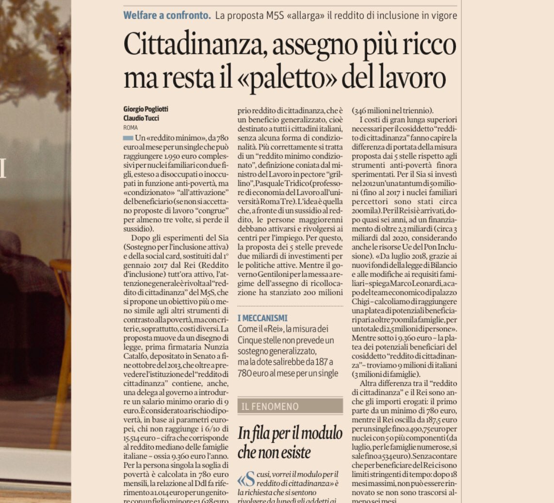 IlSole24ORE (@sole24ore) on Twitter photo #redditocittadinanza e dintorni: i chiarimenti su cos’è in vigore e cosa potrebbe cambiare sul <a href="/sole24ore/">IlSole24ORE</a> di oggi #9marzo #redditocittadinanza e dintorni: i chiarimenti su cos’è in vigore e cosa potrebbe cambiare sul <a href="/sole24ore/">IlSole24ORE</a> di oggi #9marzo
