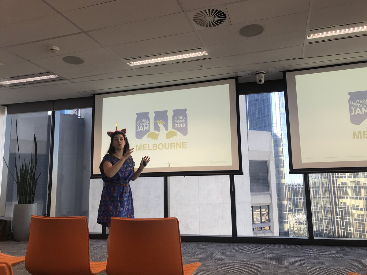 willdonovan's tweet photo. #Melbourne Global Service Jam 2018 kicks off #gsjam https://t.co/c76t5KCLox