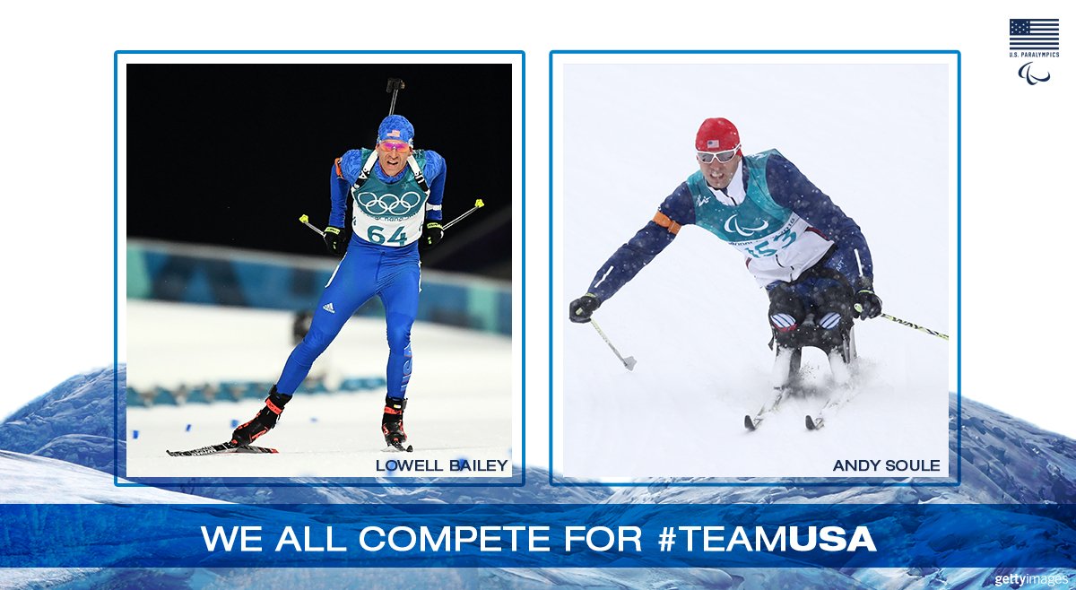So excited to cheer on my teammate @ASouleUSA at the #WinterParalympics! We all compete for #TeamUSA! First races tomorrow. Good luck #TeamUSA!