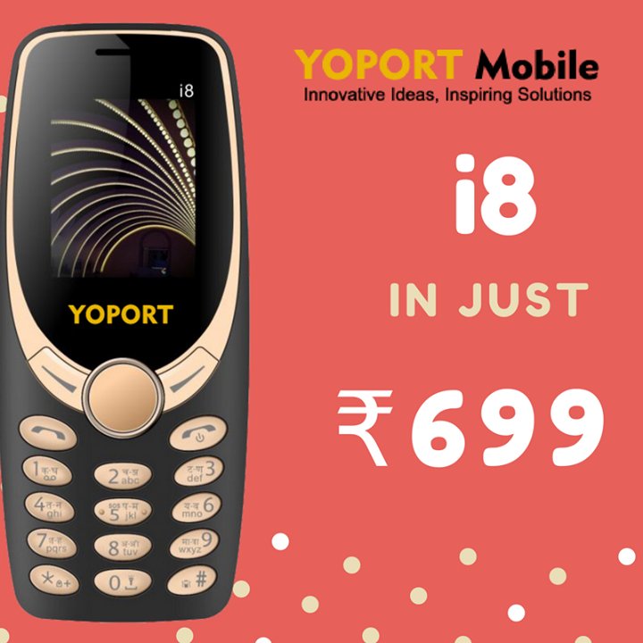 Buy i8 in ₹699 ow.ly/tChT30iDB2B #YoportMobile