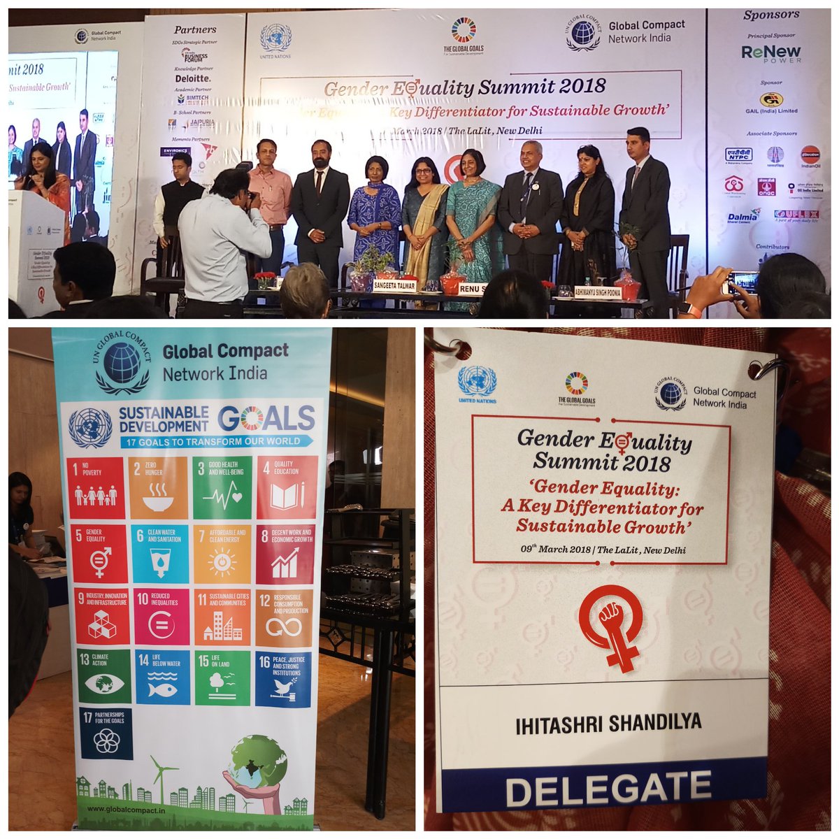 It's so impactful an initiative to bring together all the stakeholders of #GenderEquality to one platform to discuss ways to #PressForProgress and catalyst the efforts towards an equal India #GenderEqualitySummit2018 by <a href="/GCNIndia/">UN Global Compact Network India 🇮🇳</a>
#IWD2018 #TimeIsNow #Sustainability #Artisansector