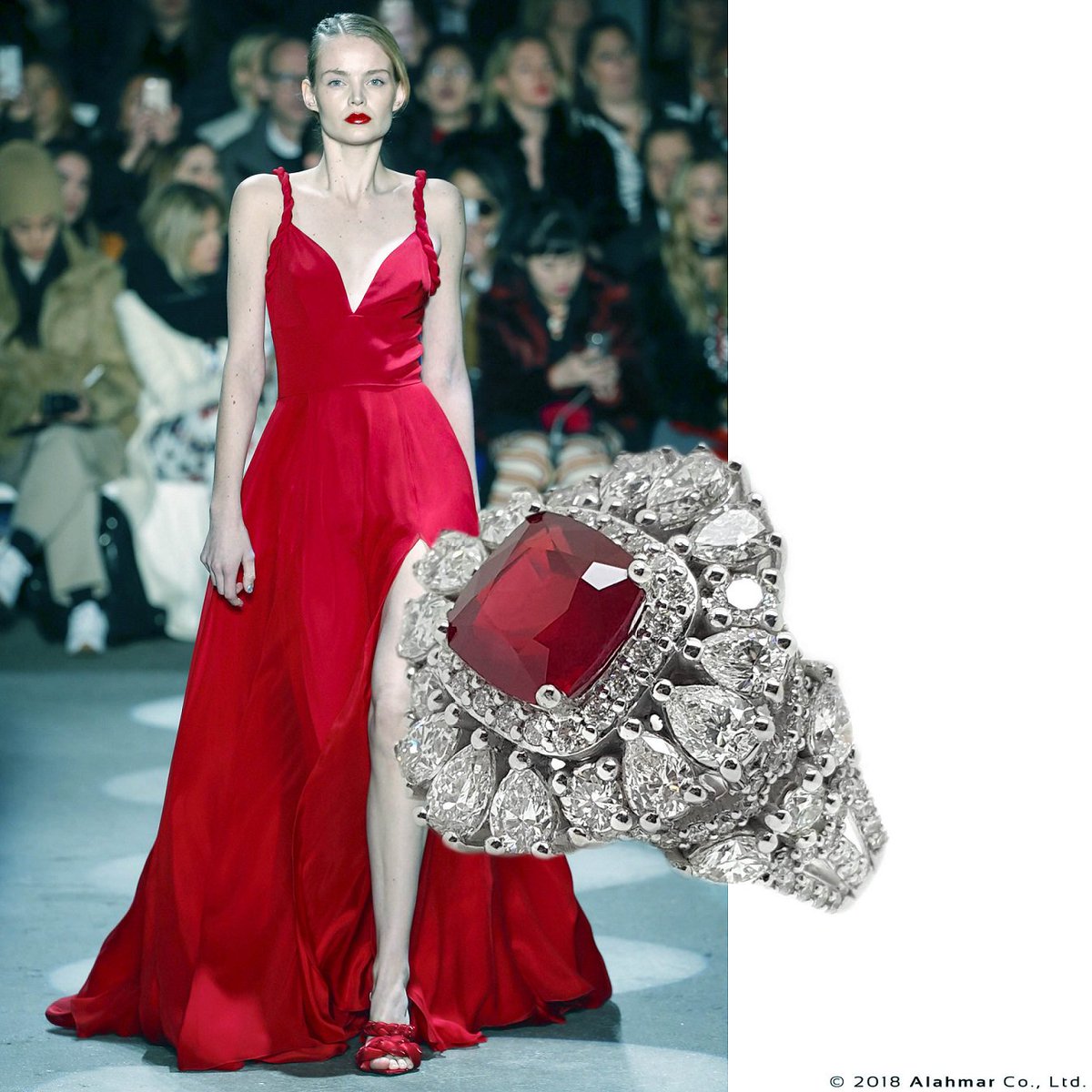 ALAHMARCoLtd's tweet photo. #Alluring #Ruby #cluster #diamond #ring in 18-Karat white #gold for #her #gift #CraftedToStandOut from Alahmar Co., Ltd.. #fashion #runway #showstopper #luxury #hongkong #Bangkok #jewelry #jewellery #savoirfaire #craftedtostandout

#Alahmar #Avantgarde https://t.co/xTjAbcJBGQ https://t.co/Folg2AhOrv