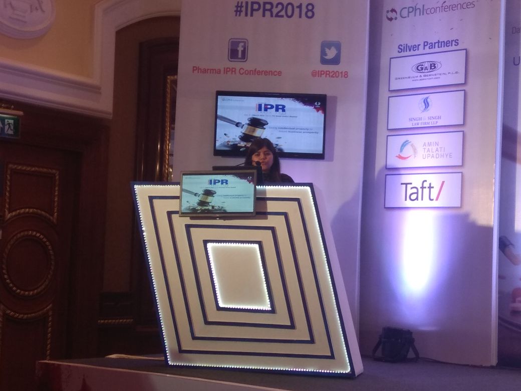 IPR2018's tweet image. Esteemed Speaker: Saya Choudhary Kapur, Partner, Singh and Singh Law Firm is speaking on Overview on the Patent Litigation in India.

@CPhI_Conference
#IPR2018
#CPhIconferences