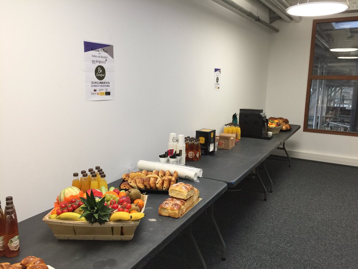 so_impact's tweet photo. [#BeCarefood] Nous vous attendons aux @HallesdeBacalan de #Bordeaux 🥐☕️

#EconomieCirculaire #ESS #Crowdfunding #Event https://t.co/kNTDpDX85P