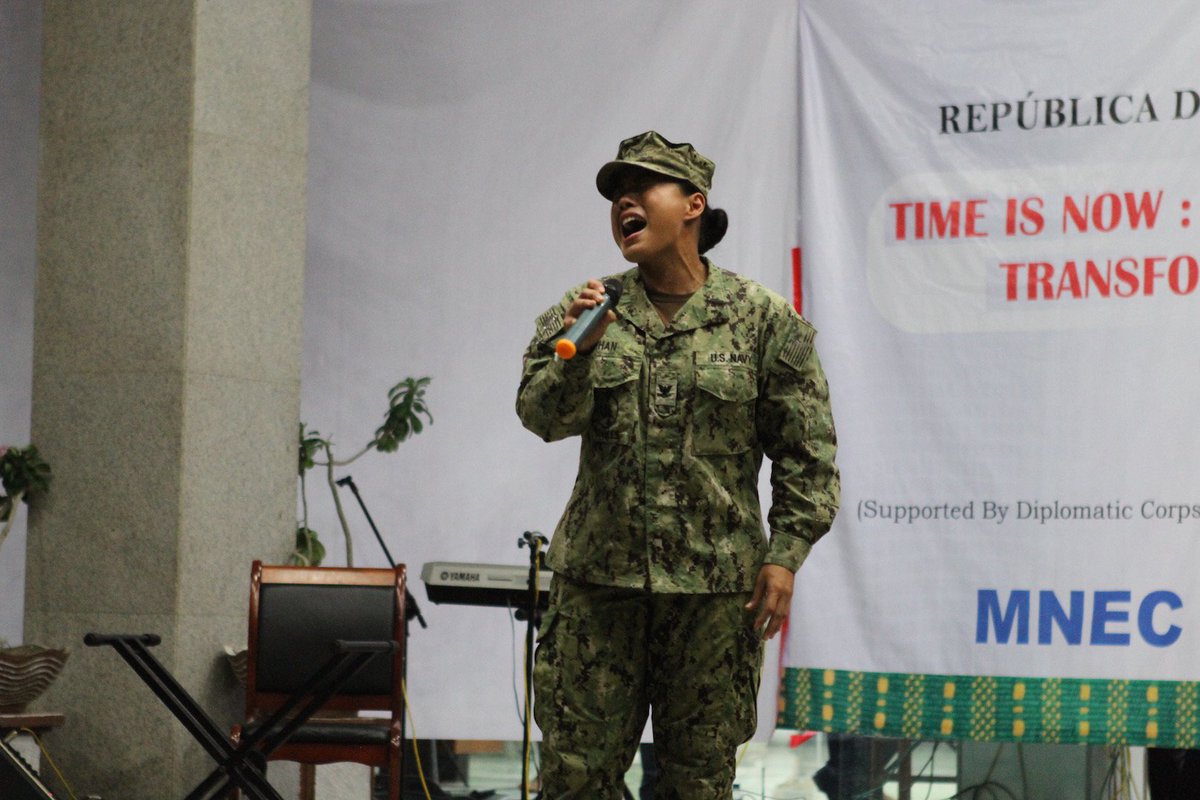 USEmbassyDili's tweet photo. #HauMosBele! Thanks to First Lady Guterres &amp; the MFAC in #TimorLeste for a wonderful #IWD2018 event promoting the vital roles that women play globally. https://t.co/D3qG56kskC