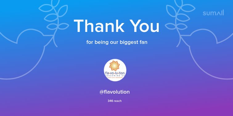 Our biggest fans this week: <a href="/flavolution/">Flavolution</a>. Thank you! via sumall.com/thankyou?utm_s…