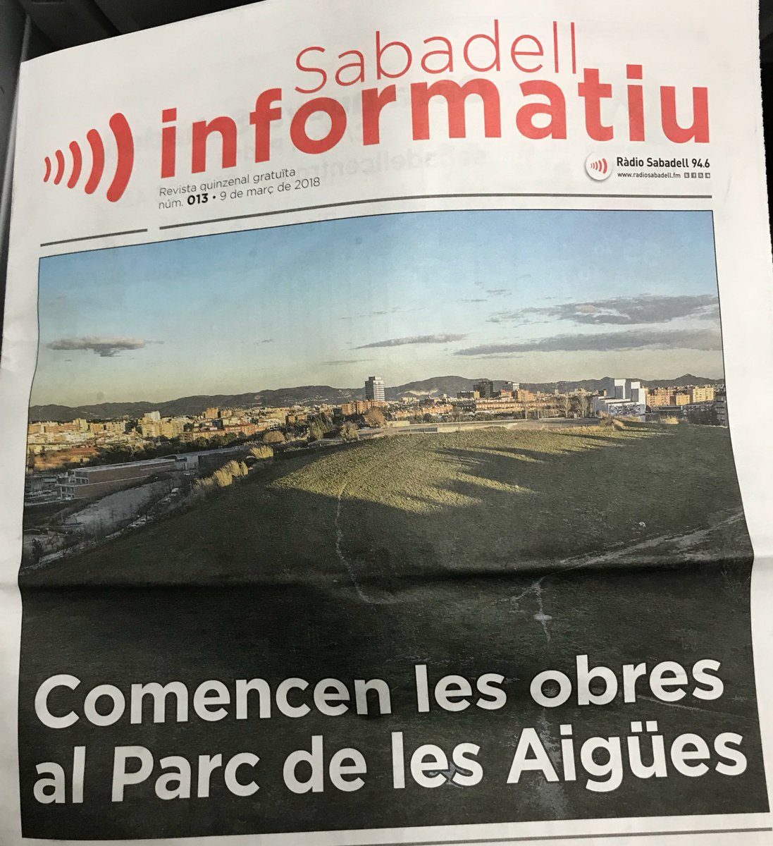 rogerbr21's tweet photo. Després de la nevada... El #SabadellInformatiu torna a sortir al carrer escrit pels companys i companyes de @RadioSabadell 🗞

🏗Obres Parc de les Aigües 
🚉L’estat de les estacions de @Renfe i @FGC 
☃️ Galeria #NeuRS
🎙#SBDràdioLAB la nova escola de ràdio
➕ I com sempre, més! https://t.co/IlzTHh95W3