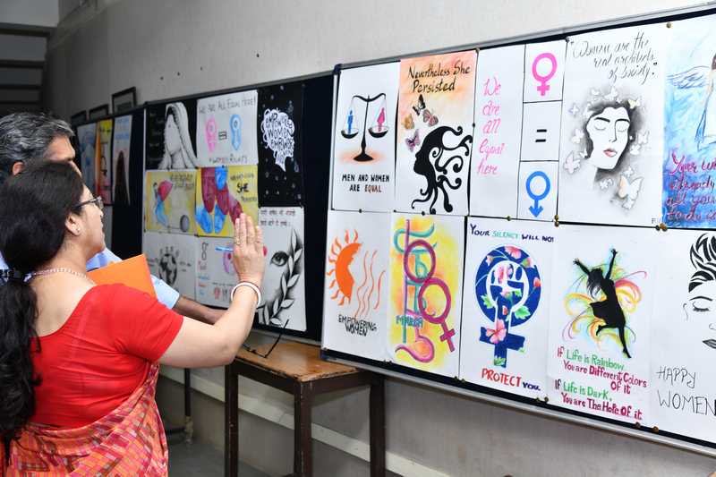 Women's Day drawing l Women's empowerment special drawing l Happy women's  day poster for competition - YouTube