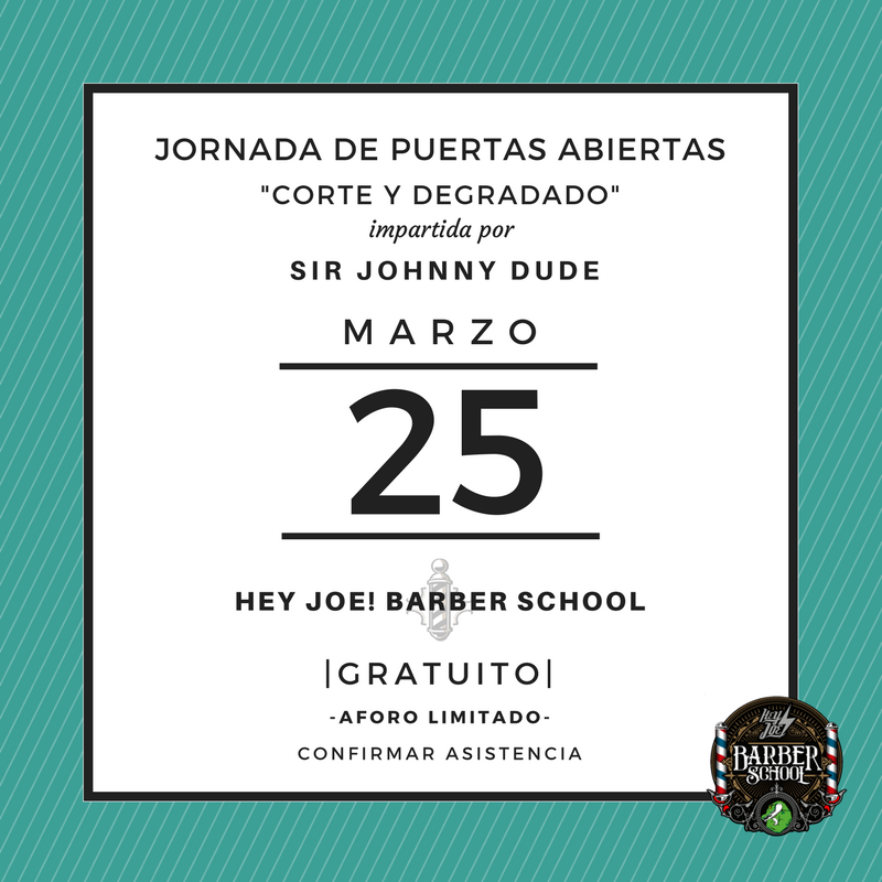 heyjoepomade's tweet photo. ❝ PUERTAS ABIERTAS HEY JOE! BARBER SCHOOL💈
Fecha: Domingo 25 de Marzo
Horario: de 11:00 a 13:00 h.
Lugar: HEY JOE! Barber School. C/ Juan Llorens, 50 (46008 – Valencia)
Precio: GRATUITO (aforo limitado, confirmar asistencia)
Reservas: https://t.co/Uk5p23gSiv
#heyjoebarberschool https://t.co/YRtTgdhZdw