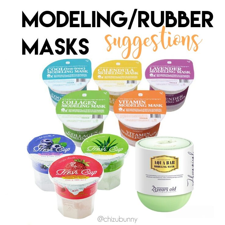 (4) MODELING/RUBBER MASK- Ada banyak variant untuk cater different concerns- Inspired from Korean beauty spas special facial treatment- Leceh, comot but fun hehehehehe 