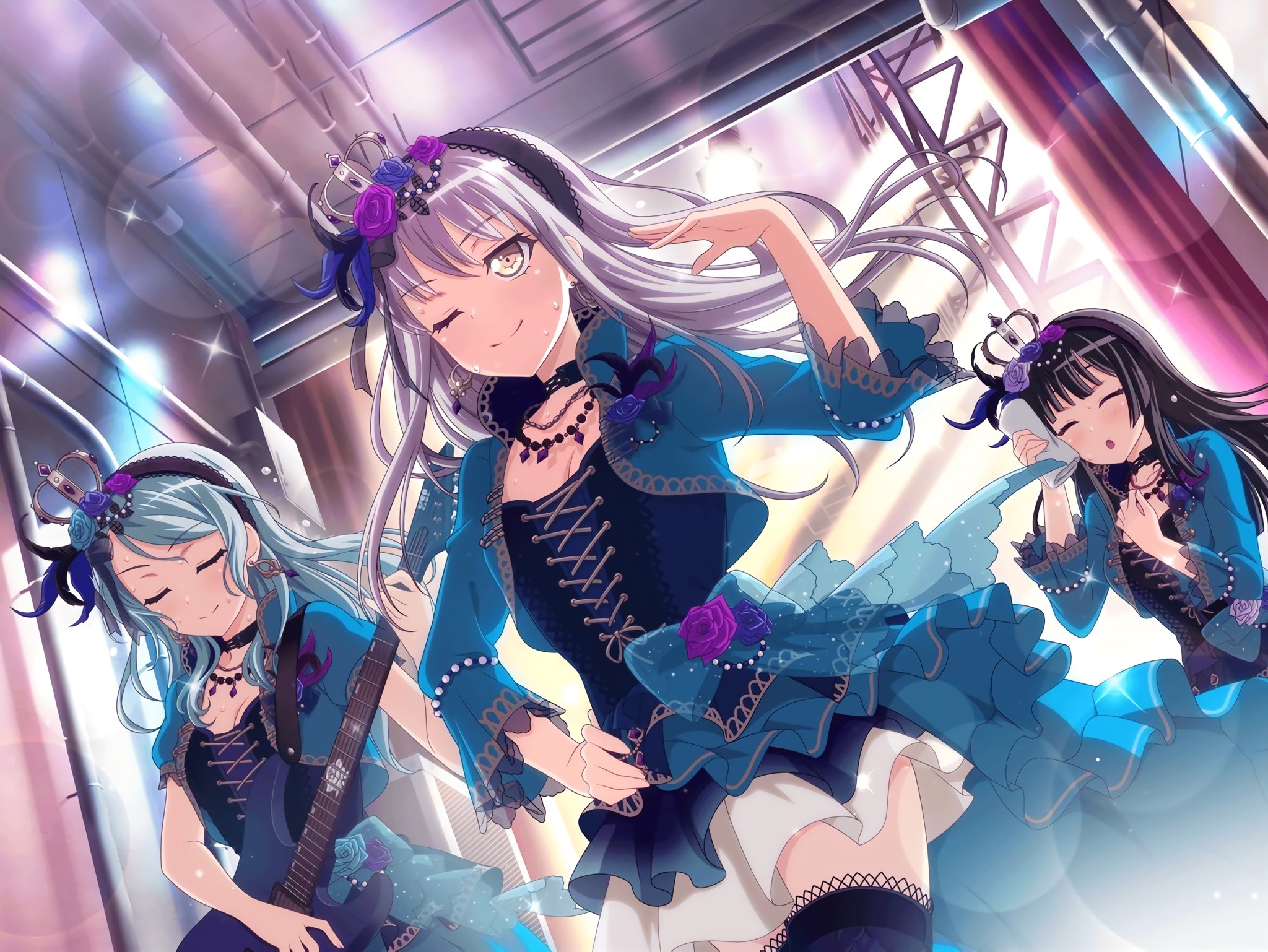 ガルパ高画質画像bot イベント Back Stage Pass 4 湊 友希那 パワフル ガルパ高画質画像bot イベント Back Stage Pass 4 湊 友希那 パワフル
