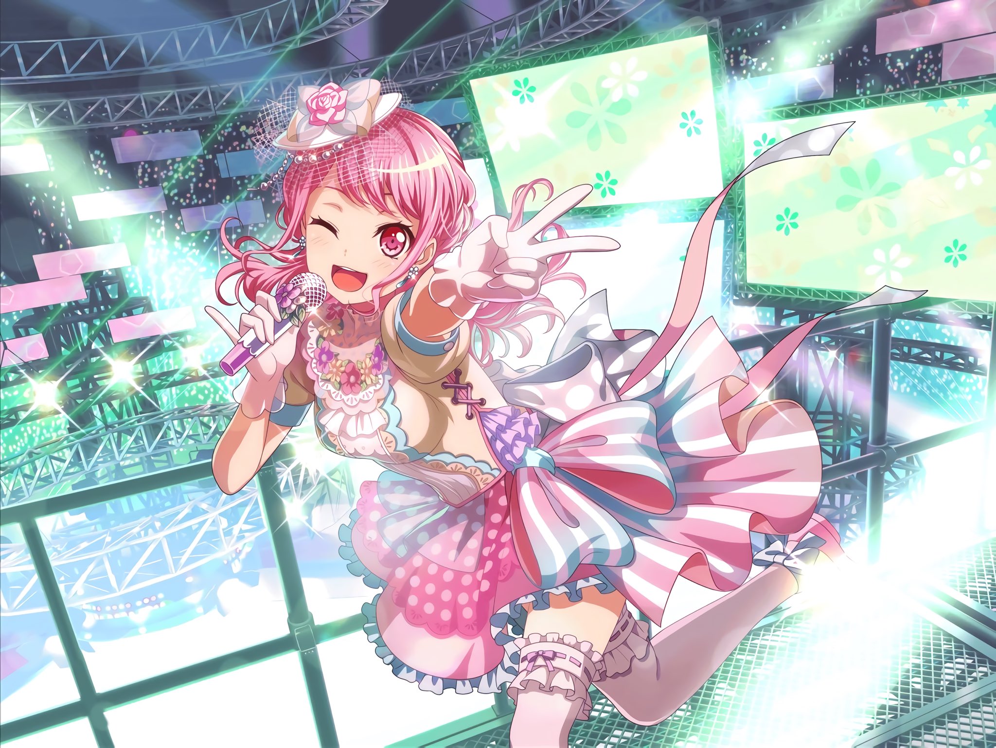 ガルパ高画質画像bot イベント Back Stage Pass 3 丸山 彩 パワフル T Co 7tdxouiifx Twitter