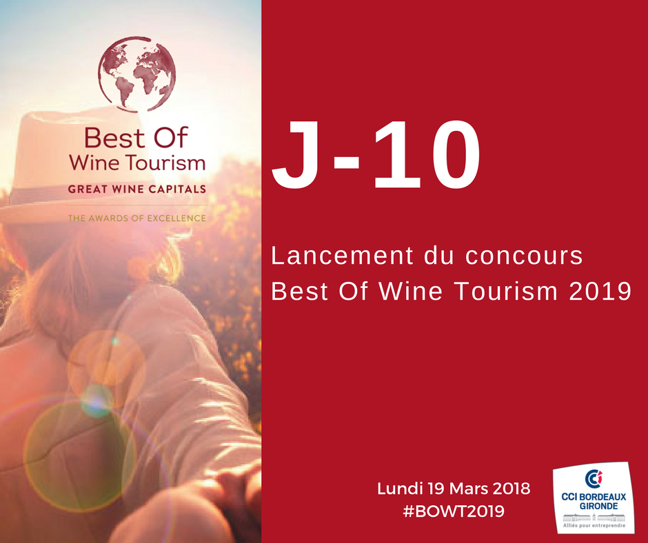 BestOf_Bordeaux's tweet photo. #SaveTheDate : 19 mars 2018
🥇Ouverture des inscriptions au concours Best Of Wine Tourism de la @CCIBdxGironde 
🍇Vous pratiquez un accueil irréprochable, envie de partager votre passion de vignerons? Ce concours est fait pour vous! #BOWT2019
📌+ d'infos : https://t.co/yV6NWnqnyr https://t.co/XktUhacl2n
