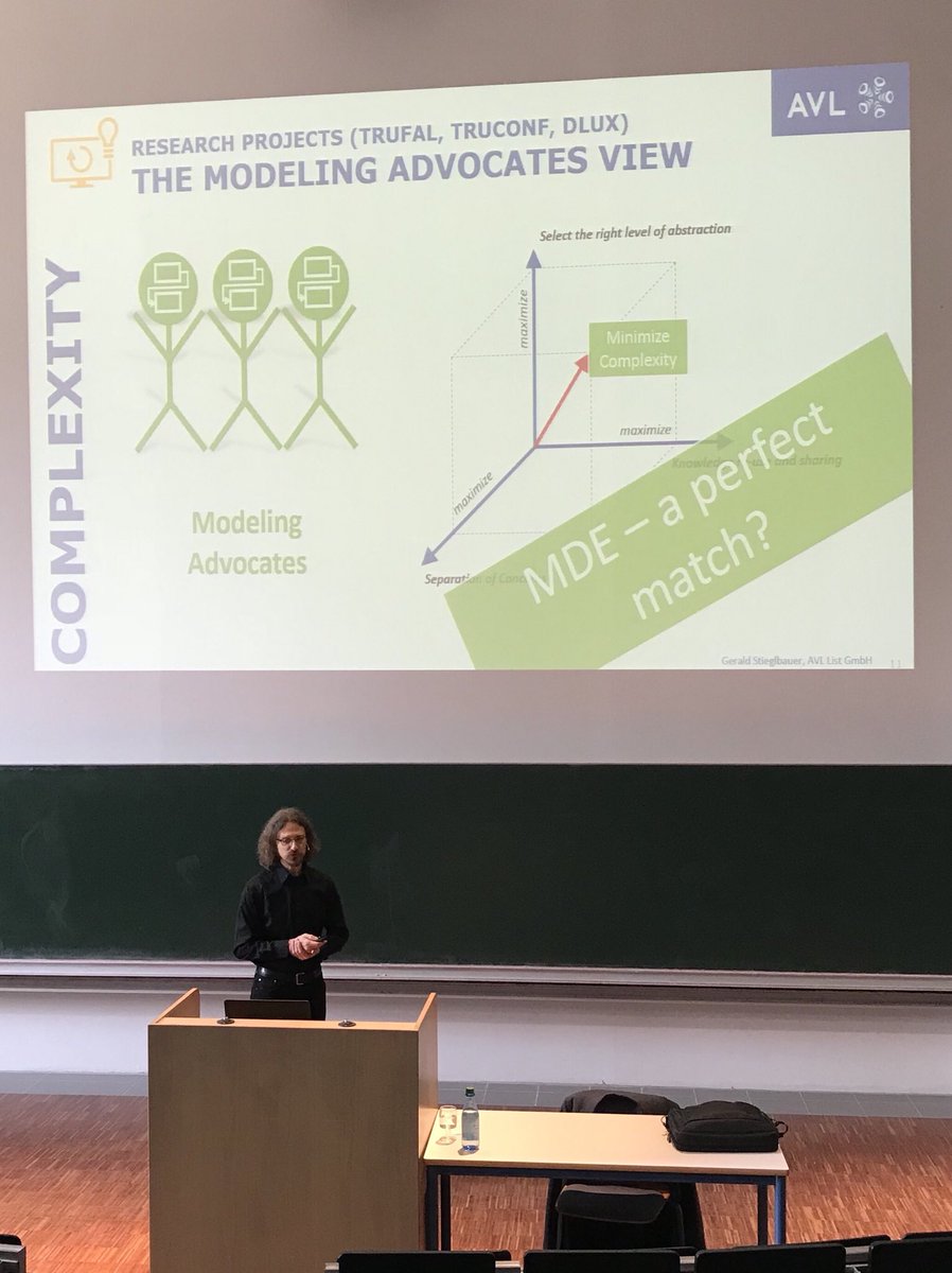 „A daily dose of #DSL“ - Keynote-Vortrag über das Potenzial von #MBE #MicroInjections von Gerald Stieglbauer, Techno-Scout bei der #AVL List GmbH, einem führenden Entwickler von Testständen für Fahrzeuge. #Modelle &amp; MBE zur Beherrschung der Komplexität. #SESWM18 #SE18 <a href="/SESWM18/">SE18</a>