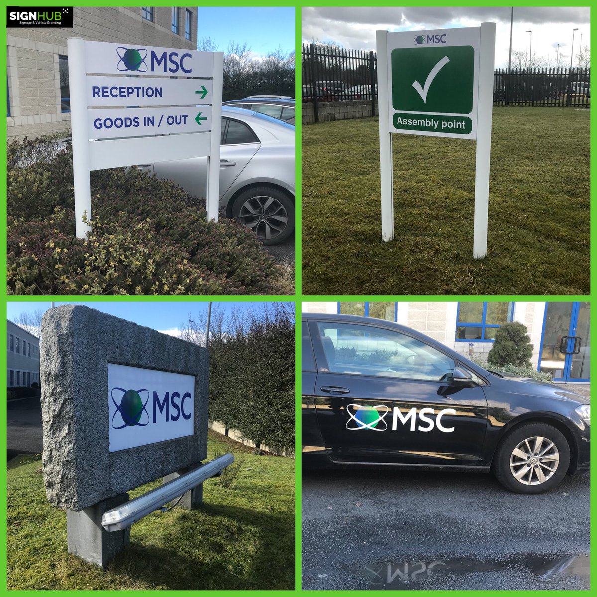 signhubireland's tweet photo. New Signs and Vehicle Graphics completed for MSC
https://t.co/fNxlS6ShrH. #dublinsigns #Branding #signs #Advertising https://t.co/9dek9K9GnJ