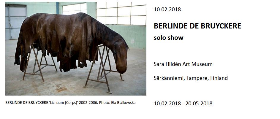 wundernest's tweet photo. BERLINDE DE BRUYCKERE
solo show https://t.co/xSXVNoqT4g