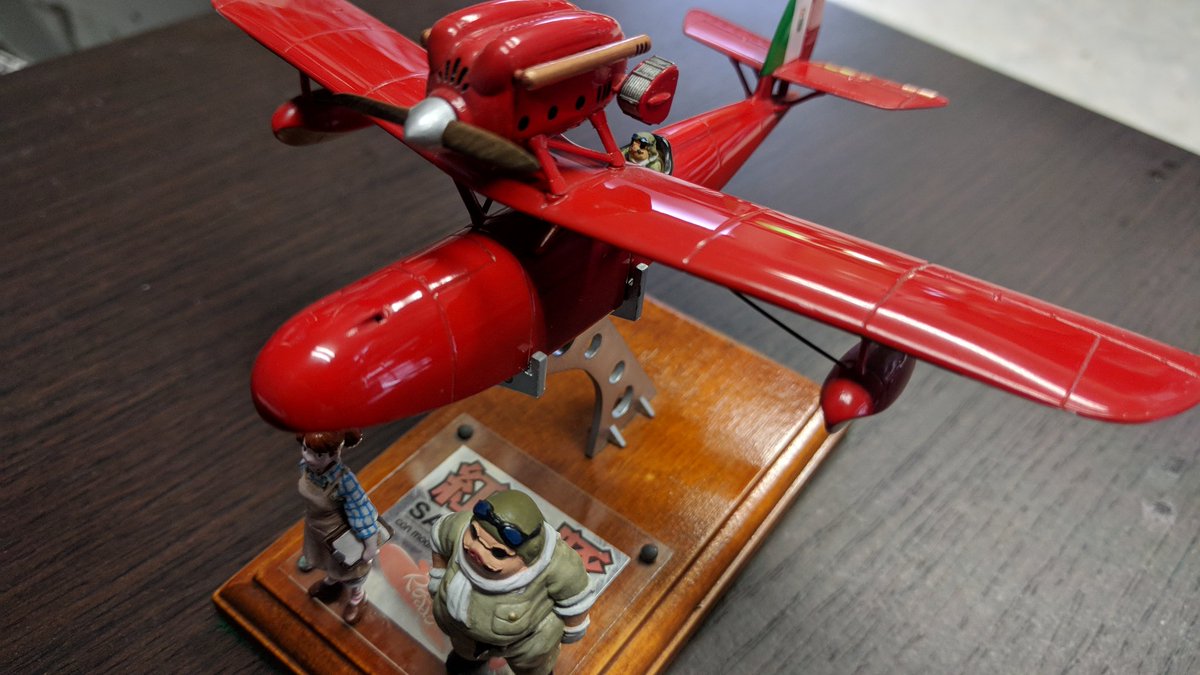 オオミヤ模型 制作代行 Twitterren ジブリより紅の豚のポルコが乗る飛行機です