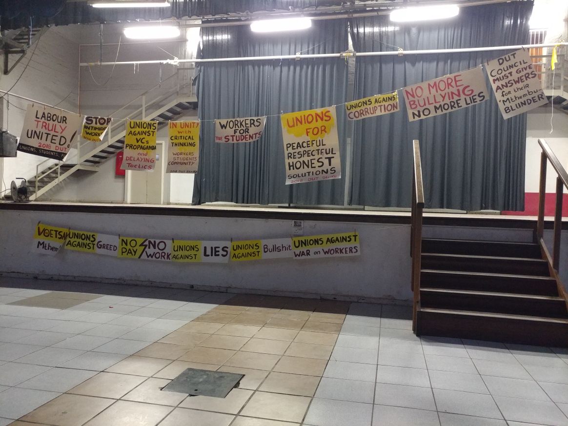 GaynorKast's tweet photo. Labour expected to provide an update shortly.
#DUTStrike #DUTMatters #Education #Durban https://t.co/OLav2YnrPh