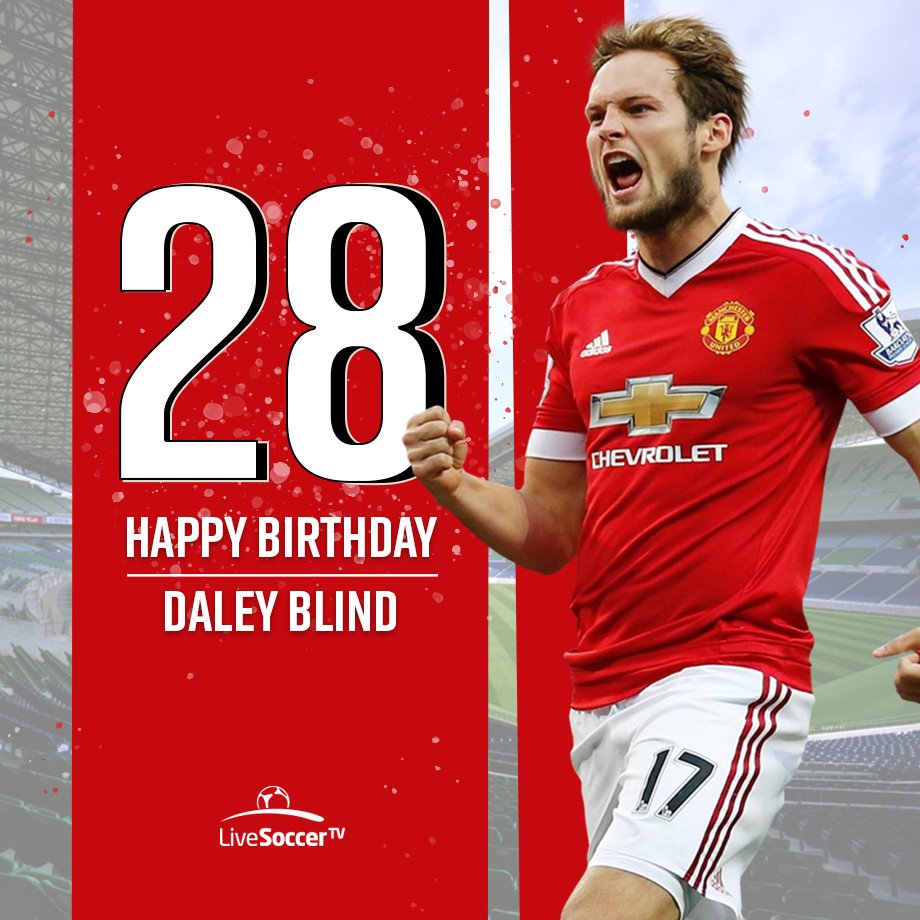 Happy birthday: Netherlands and midfielder Daley Blind turns 28  