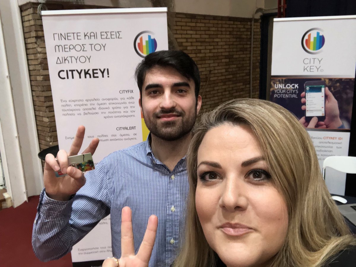 CityKeyID's tweet photo. Συμβαίνει τώρα! #smartcitiesconference #athens #unlockyourcity 6o συνέδριο Smart Cities! Η GlobyWorks  παρουσιάζει την πρωτοποριακή εφαρμογή #citykeyid, μια ευέλικτη πλατφόρμα υπηρεσιών που ανταποκρίνεται στις ανάγκες επικοινωνίας πολιτών και δήμου! @EfiTsikou @niktheting https://t.co/NBXCbBXBru