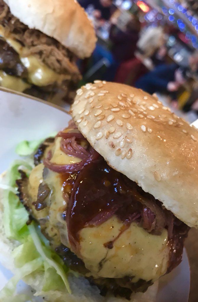 WagyuLookinAt's tweet photo. It’s almost the weekend - it’s burger time!!🤪 #Yorkshire #Wagyu @TrinityLeeds #TrinityKitchen 👾 https://t.co/7JcT4uYKvN