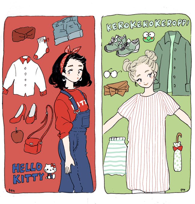 オリジナルなのか二次創作か微妙なラインでモーメントに入れてない絵 