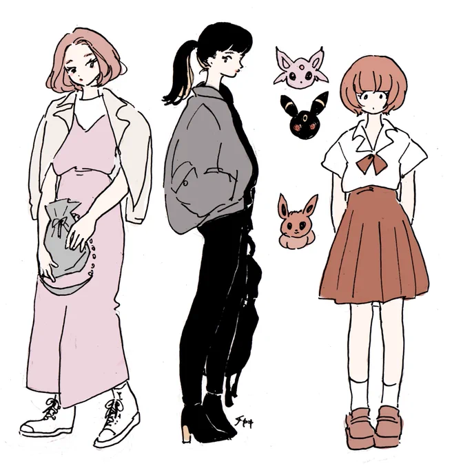 オリジナルなのか二次創作か微妙なラインでモーメントに入れてない絵そのに 