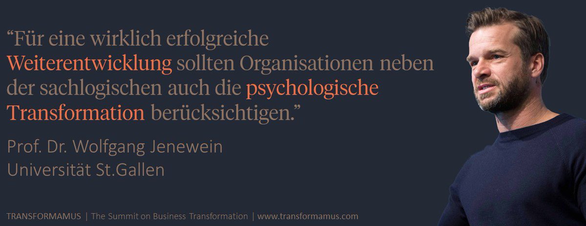 Transformamus19's tweet photo. Wie sollte die "optimale" Unternehmenstransformation aussehen? Erfahren Sie mehr auf der @Transformamus18 am 03. und 04. Mai 2018 in Zürich. Anmeldung/Tickets: https://t.co/n73hnpIeCM #tranformation #wandel #globalization #change #purpose https://t.co/zi6UVIo3H7