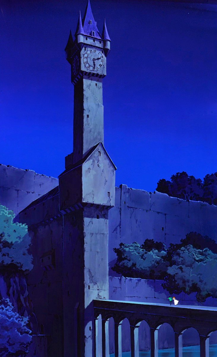 sylvainsarrailh's tweet image. Backgrounds from Lupin the Third: The Castle of Cagliostro (1979, TMS Entertainment) :