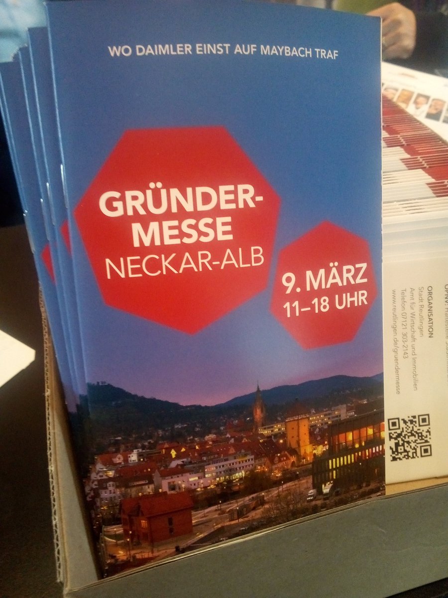 CROWDNINE_BW's tweet photo. Auf dem Weg zur Gründermesse Neckar-Alb in Reutlingen #startups #reutlingen #gründermesse #crowdfunding #crowdnine https://t.co/fN4lRbNkjd