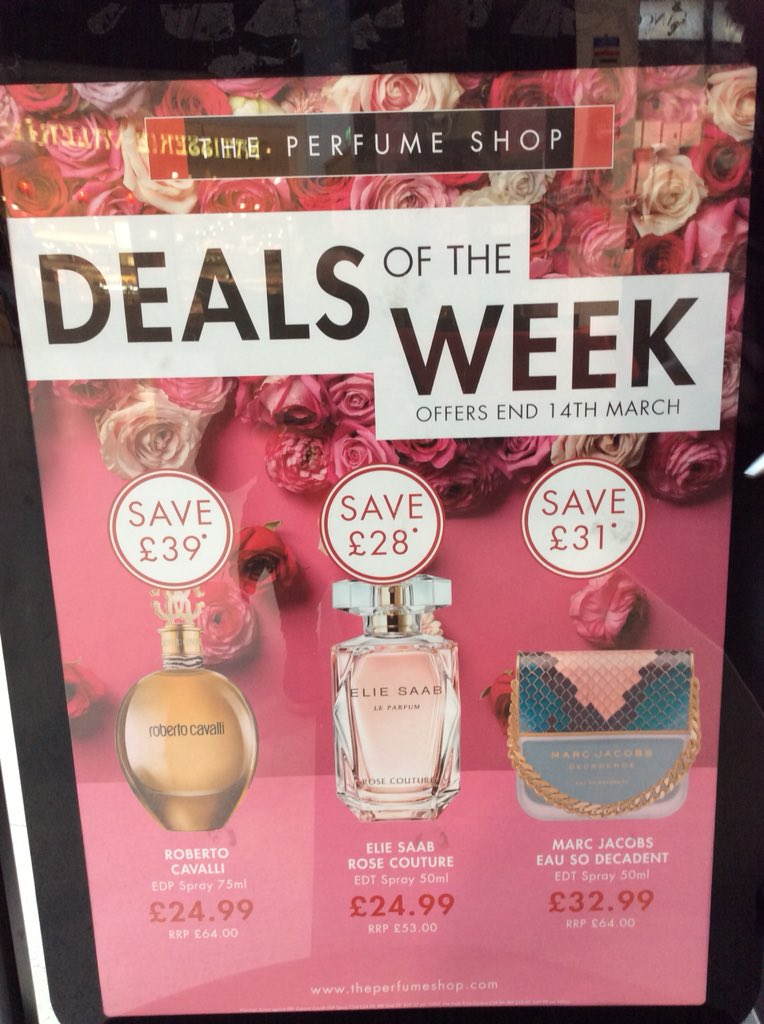 Amazing deals of the week ready for mother’s day@theperfumeshop@tpswigan@chelleperfume#nationalfragrenceweek.