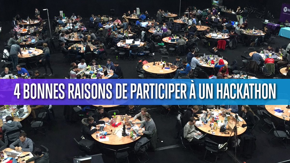 Matthieu_UL's tweet photo. Tenté(e) par l'aventure d'un #hackathon ? Voici 4 bonnes raisons de te lancer 
👉 https://t.co/v8z7EEEJdu 👈 https://t.co/9fX7PQp06o