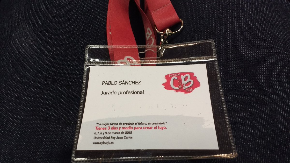 Pablopaniego's tweet photo. Disfrutando del último día de las jornadas con los chicos de C&amp;B #JornadasCyB2018 https://t.co/tIZKSzJ4aU