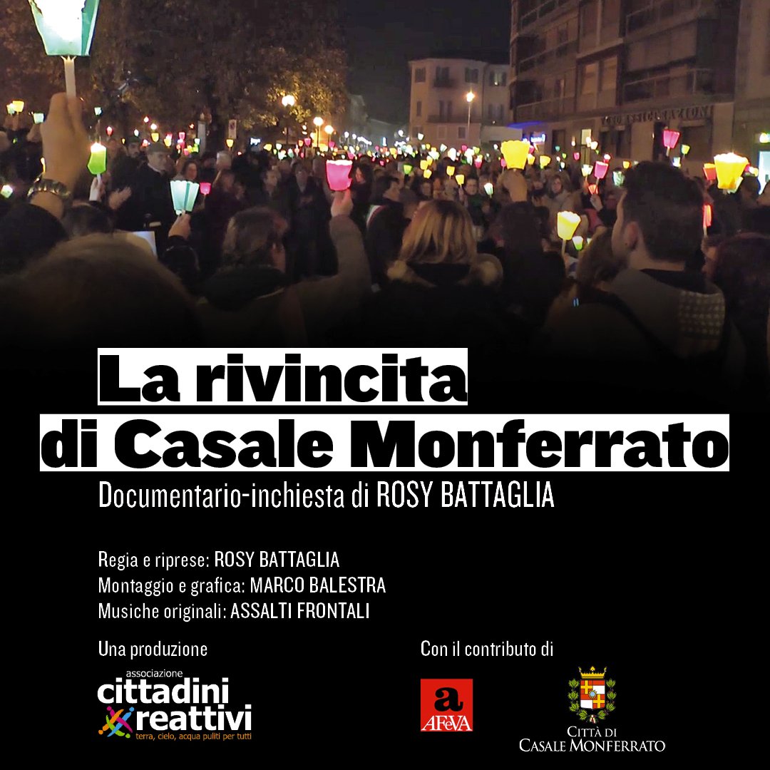 #Ambiente #salute #lavoro. "La rivincita di Casale Monferrato" per NON fare calare il buio e il silenzio. Ne parliamo al Centro Studi <a href="/serenoregis/">cemafa</a> il 16 marzo #Torino bit.ly/2DcFvrw con Titti Palazzetti sindaco di Casale Monferrato <a href="/AssAfeva/">Associazione Familiari Vittime Amianto ODV</a>, Aiea e Medicina Democratica