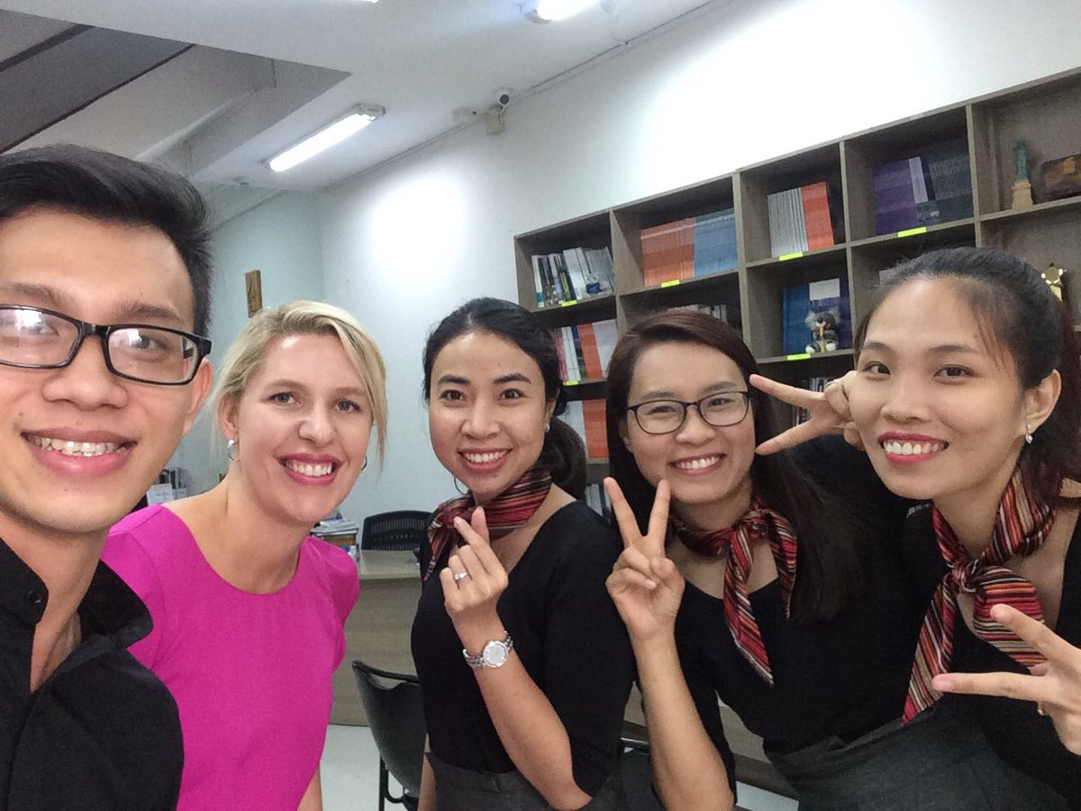 Fun training session with the StudyLink team to learn more about #FedUni business and IT courses, plus scholarship info too