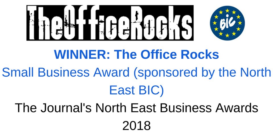 northeastbic's tweet photo. RECAP: What a night it was at the #NEBizAwards.

Well done again to all award winners including:

🏆 @teamofficerocks - winner of the BIC-sponsored Small Business award.
🥇 @adkinscheurfi - winner of the Newcomer of the Year award.
💡 @ArquerDx - winner of the #Innovation award. https://t.co/egBjRk4D85