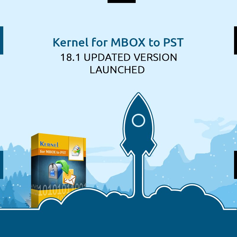 KernelRecovery's tweet image. Version 18.1 of Kernel for MBOX to PST Converter launched.
#KernelDataRecovery happily announces the release of latest version 18.1 of its powerful #tool Kernel for #MBOXtoPST #Converter. goo.gl/8t3hD0