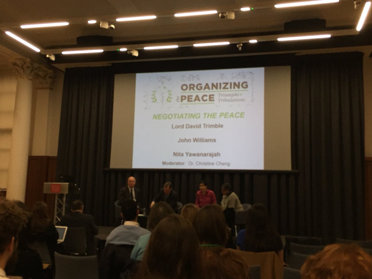 CSDConference's tweet photo. Starting the day with our first panel #NegotiatingThePeace! #CSDC2018 #OrganizingThePeace https://t.co/hxxHcO8zr3