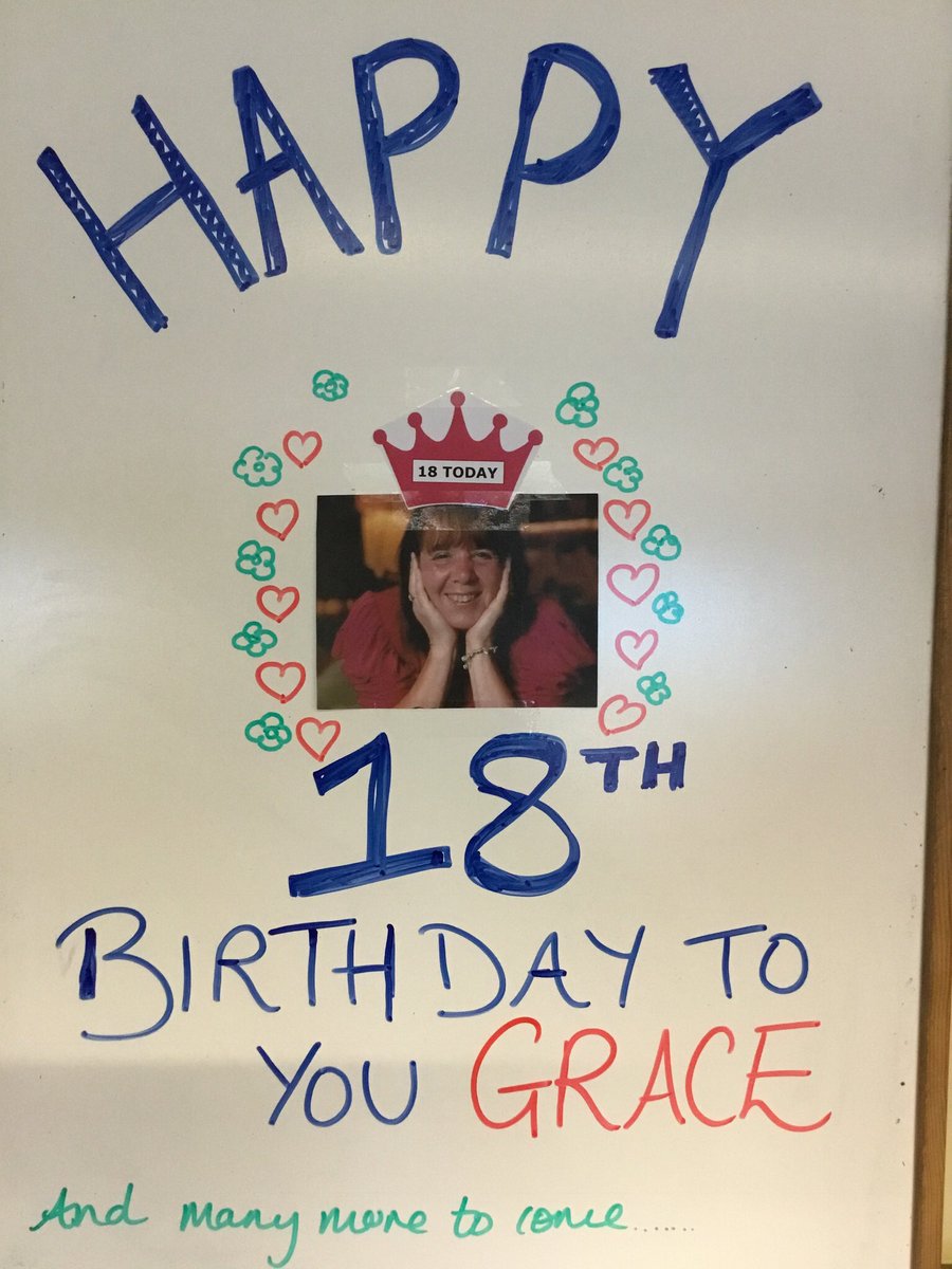 alldayts's tweet photo. Our amazing Grace has worked for us for 18 years today! Hasn’t it gone fast? Many more years of loyal service to come, happy birthday Grace 🎈🎈🎈 https://t.co/PSjAq3ej7b