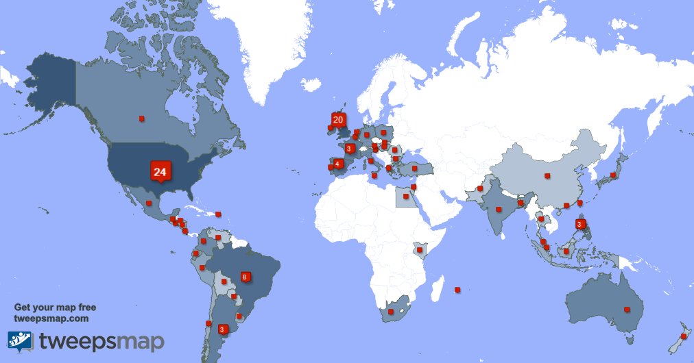 OhMyGreywebsite's tweet photo. My followers are in USA(23%), UK.(19%)... Get your map too: https://t.co/dYudty8hY7 https://t.co/WTq38kZrm6