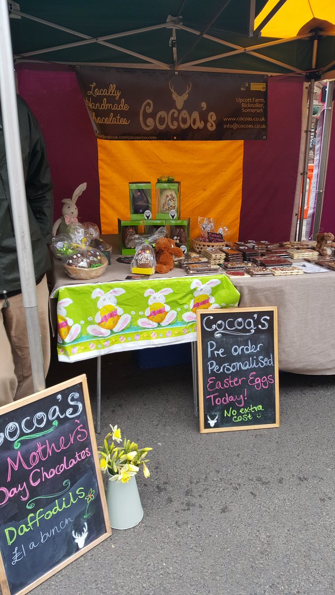 CocoasChoc's tweet photo. Spring has sprung (finally!) #personalisedeastereggs #mothersdaychocolate #daffodils #cocoaschocolate #madewithbelgianchocolate #spring #specialeastereggs @MineheadFM https://t.co/SHYLWmOWPg