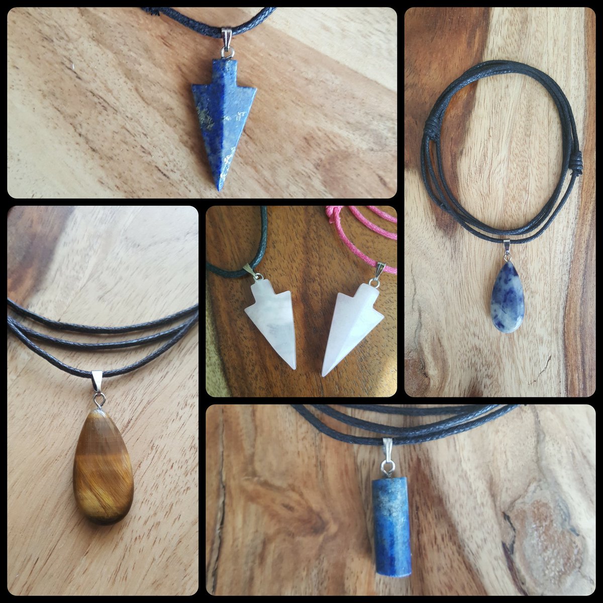 ☯Fiver Friday Deal!☯
These handmade natural #gemstonependants are only £5 each + p&p for today only!Choose from Lapis Lazuli,Rosequartz & Sodalite.Just pop me a message to take advantage!
#fiverfriday #etsy #handmadejewellery #smallbiz #sbutd #chakras #crystals #Bargains #SALE